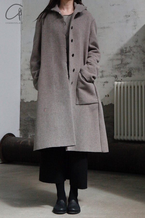 M.A+ two -piece double -pocket two pocket loose jackets CW364 WVKD.R gray/black